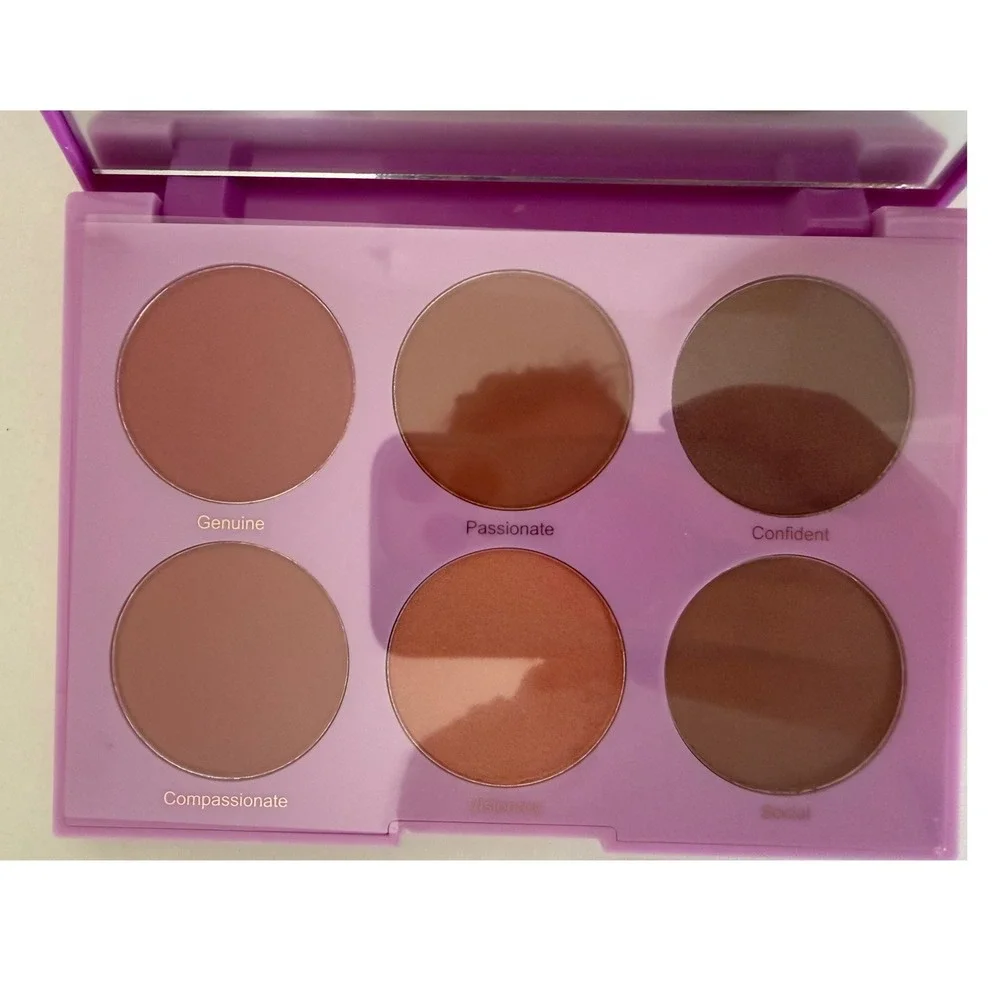 RealHer You Are Brilliant Pro Blush‎ Palette 6 Shades Cruelty Free New